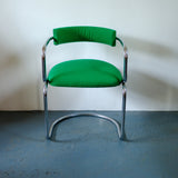 Bright Green Chrome Chair