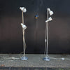 1970s Double Spot Aluminium Floor lamps