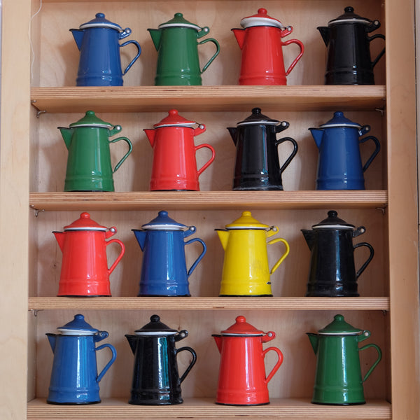 French Enamel Coffee Pots