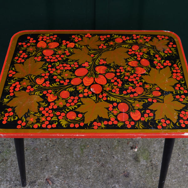 Russian Folk Hand Painted Table